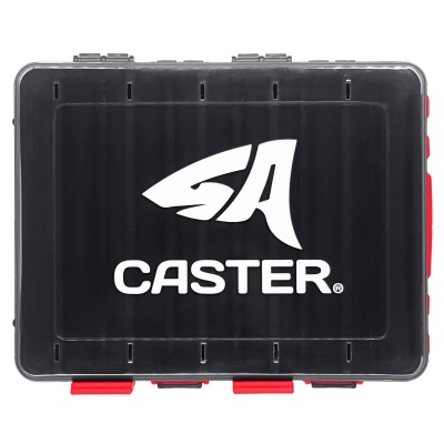 Caja Caster Para Señuelos Doble Faz 12 Divisiones 20,5x17x5cm